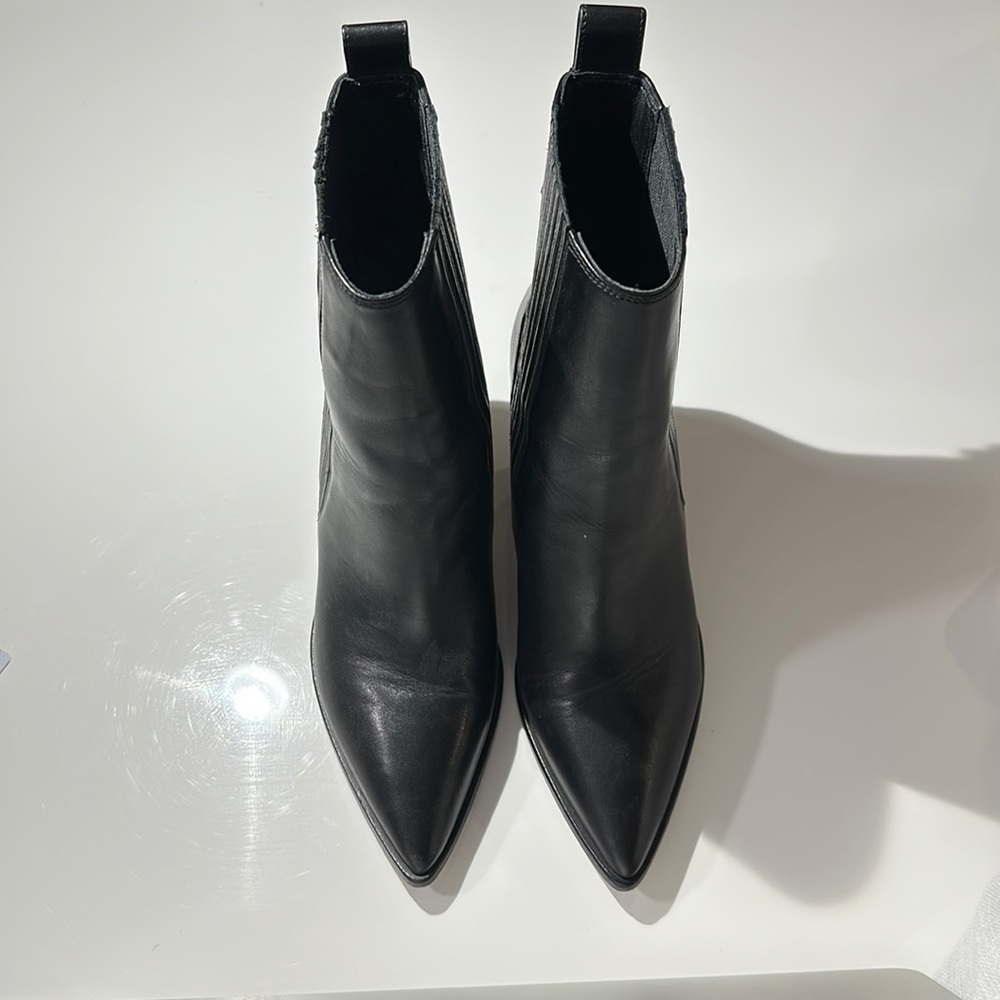Black ankle boots